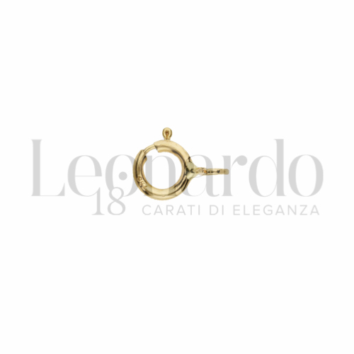 Modello Anello a molla superleggero in Oro Giallo da 0,1gr.