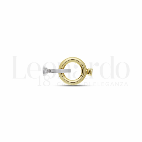 Tondo in Oro Giallo e Oro Bianco da 2,3gr.