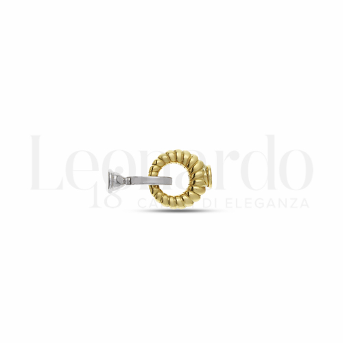 Tondo in Oro Giallo e Oro Bianco da 2,3gr.