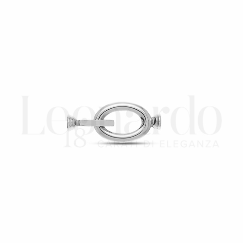 Ovale in Oro Bianco da 2,1gr.