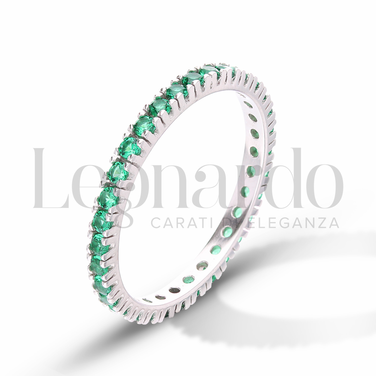 Orecchini Donna Rotondi In Oro Con Zirconi Verdi - Placcatura 18kt - Gioielli Moda Eleganti Di JOLCHIF