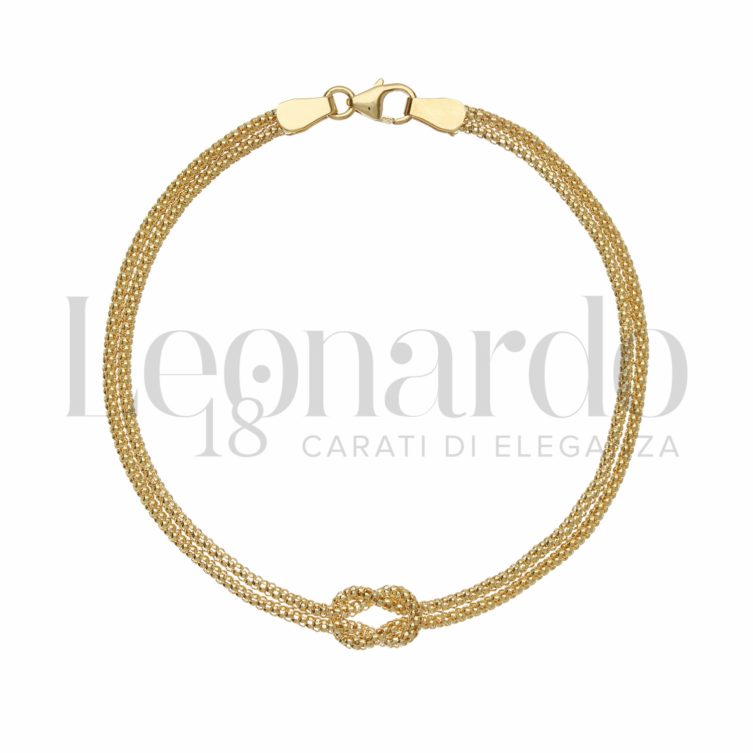 Bracciale Coppia A Nodo Serpente Regolabile – Placcato Oro 18K, Gioiello Moda Donna