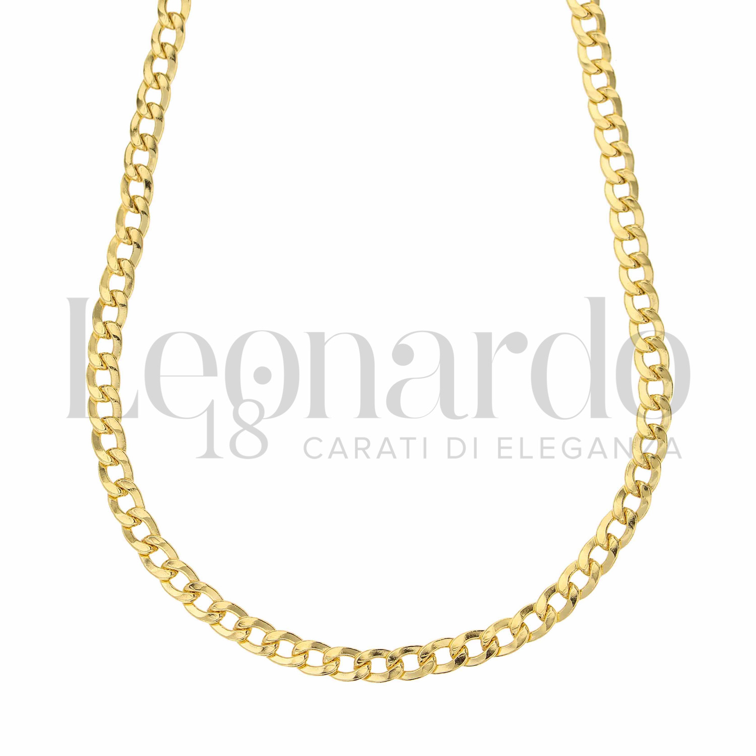 Catenina Uomo In Oro Giallo 333 (8kt) O 585 (14kt) – Doppia Alternata Massiccia, Larghezza 4,9 Mm, Lunghezza 85 Cm, Chiusura Aragosta, Made In Germany Con Marchio