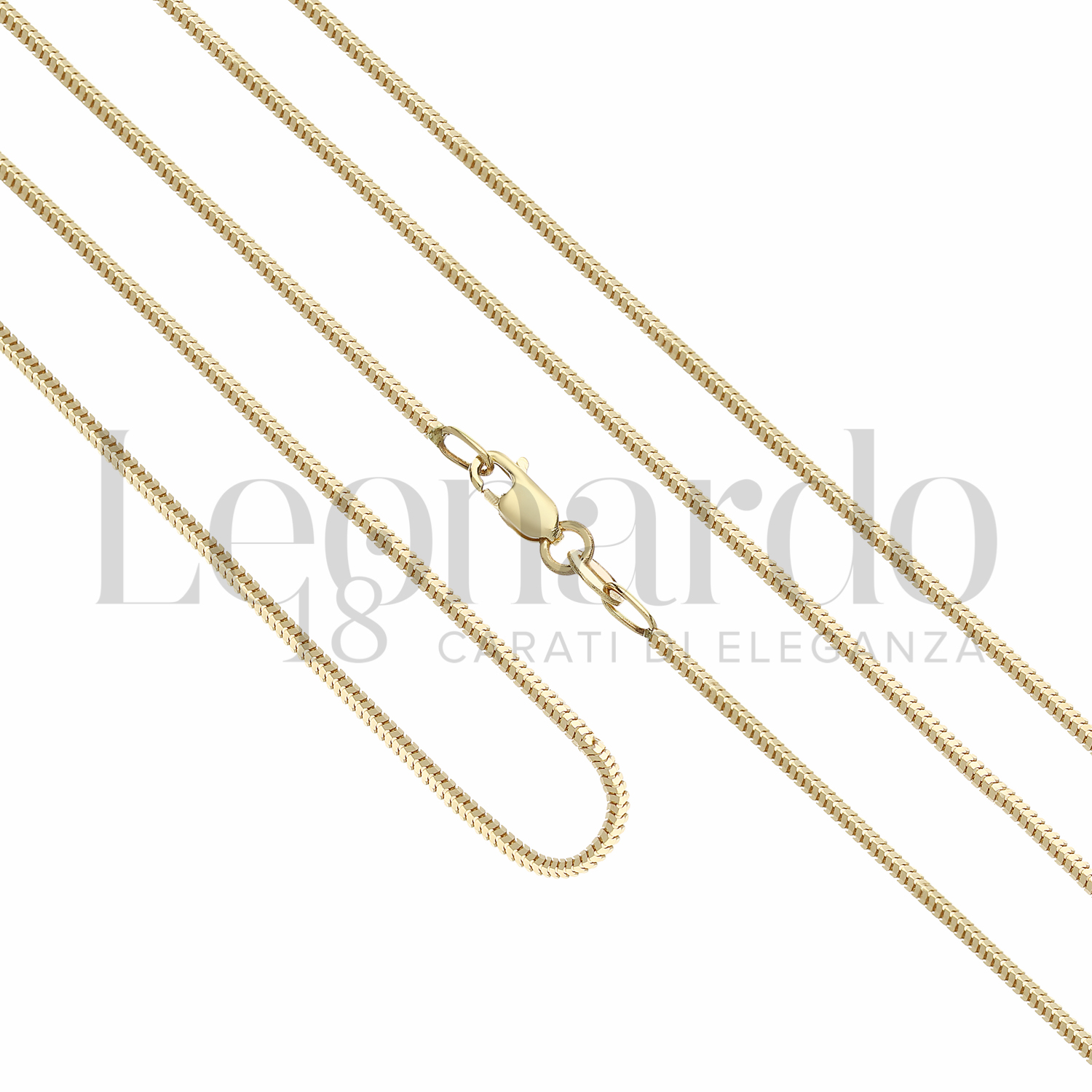 Collana A Catena Royal RO In Oro Giallo 10K - Larghezza 6 Mm - Lunghezza 45,7 Cm - 50,8 Cm - 61 Cm - Chiusura Moschettone