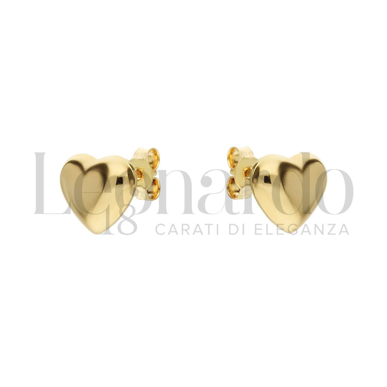 Orecchini A Nodo In Oro 9 Carati – Amberta Allure, Simbolo Amore Eterno, 6x6x14 Mm