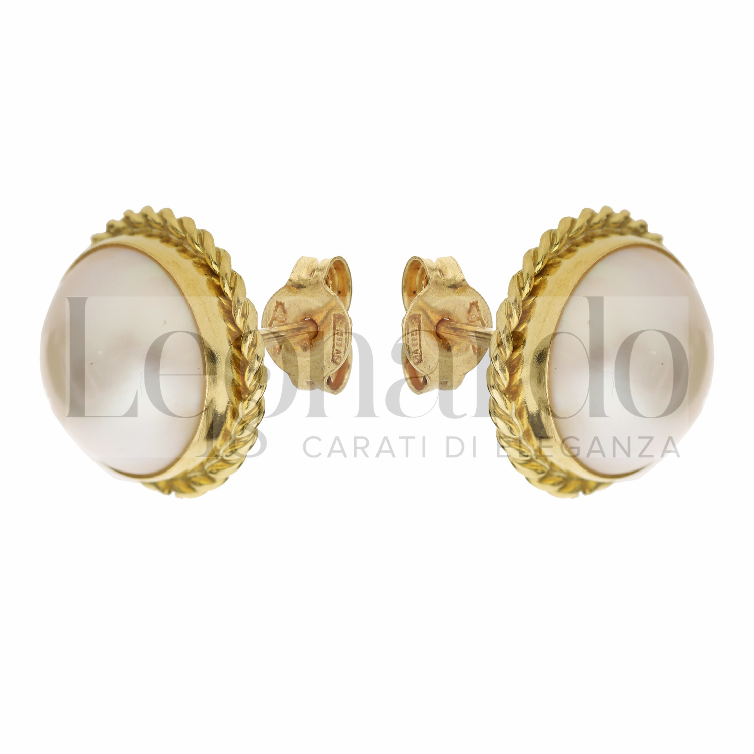 Orecchini A Perno In Oro Per Donna - Design Incrociato, Ottone Placcato Oro, Senza Nichel E Piombo