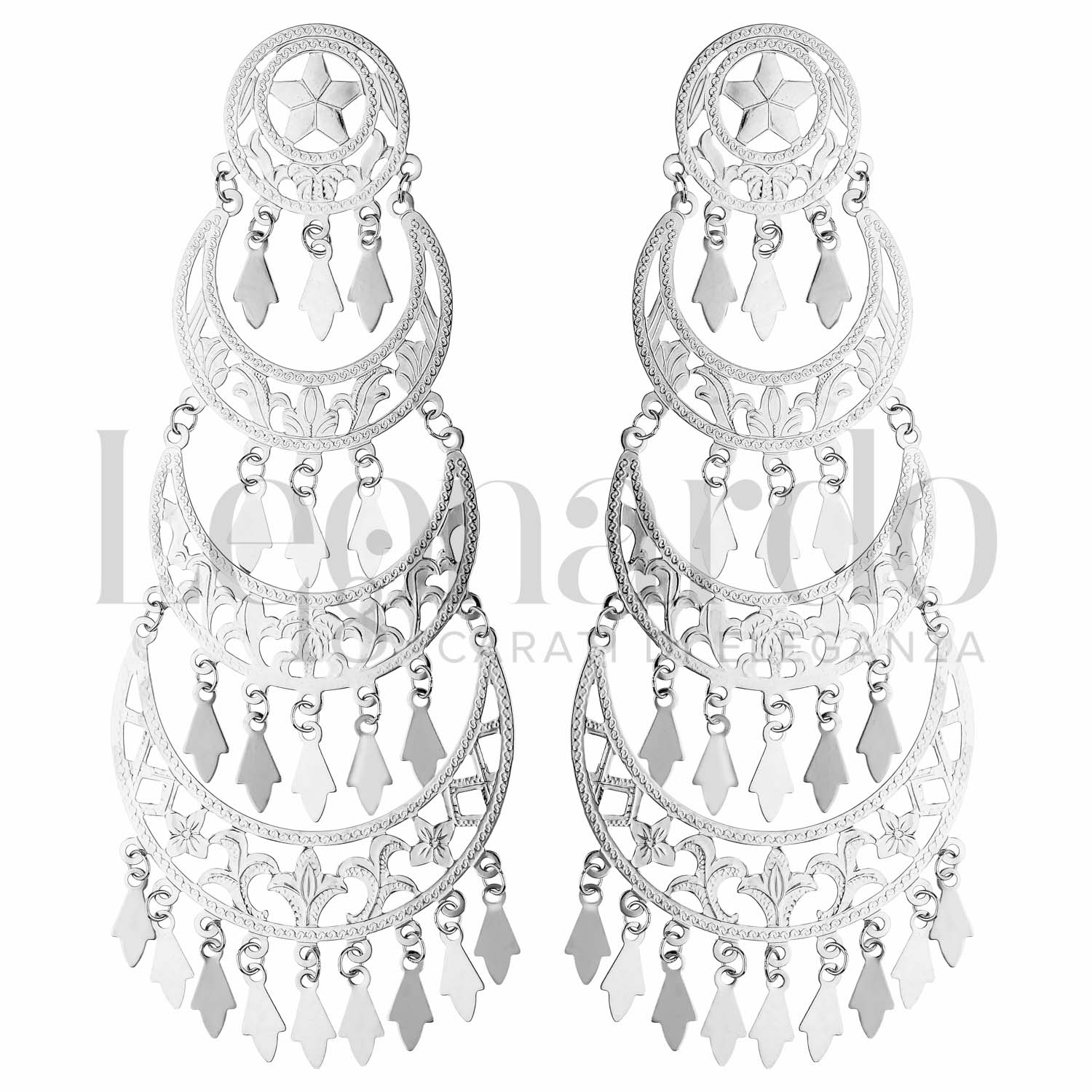 Masbarata.es Orecchini Simbolo Femminile In Argento Sterling Placcato Oro 18K – 1 Cm, Chiusura A Pressione