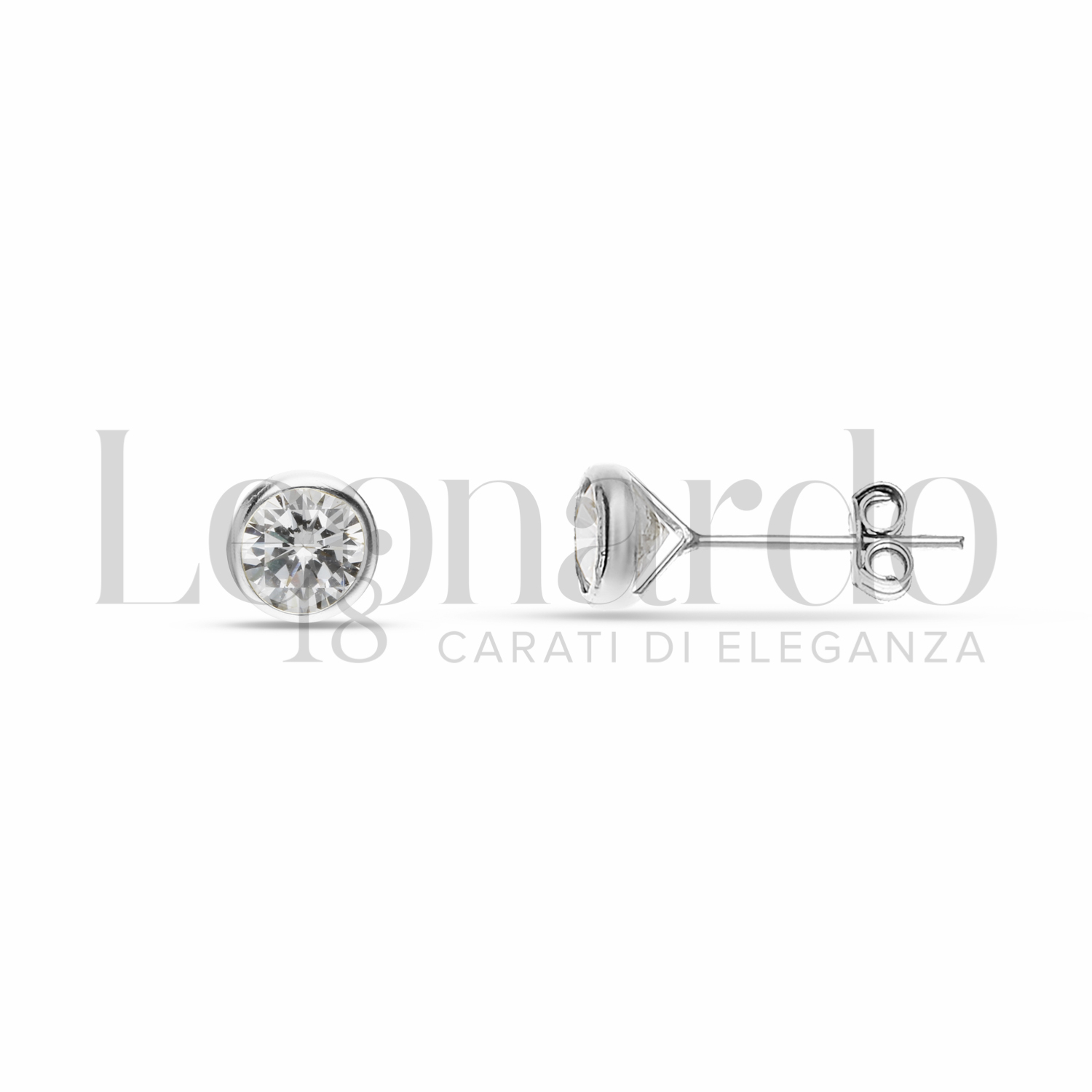 Aeon Orecchini A Perno In Oro 9 Carati – Tondi 5mm, Ipoallergenici, Con Panno Lucidante – Regalo Per Donna